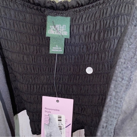 NWT Wild Fable Pointed Front Cami Crop - Picture 3 of 5